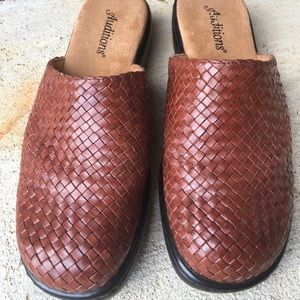 Auditions Women’s Loafers Shoes Woven Leather Sz 7